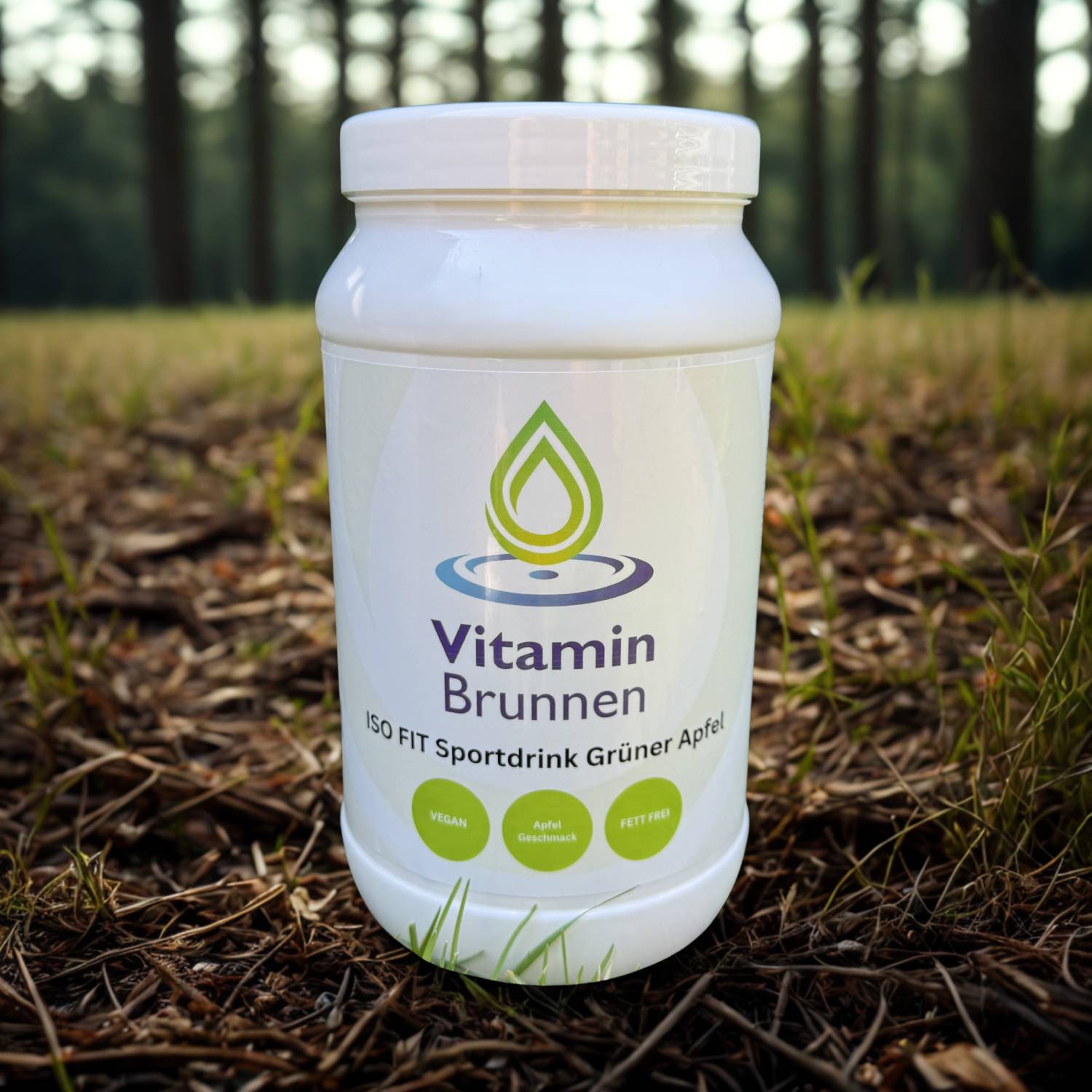 ISO FIT Sportdrink Grüner Apfel Pulver vegan 1000g