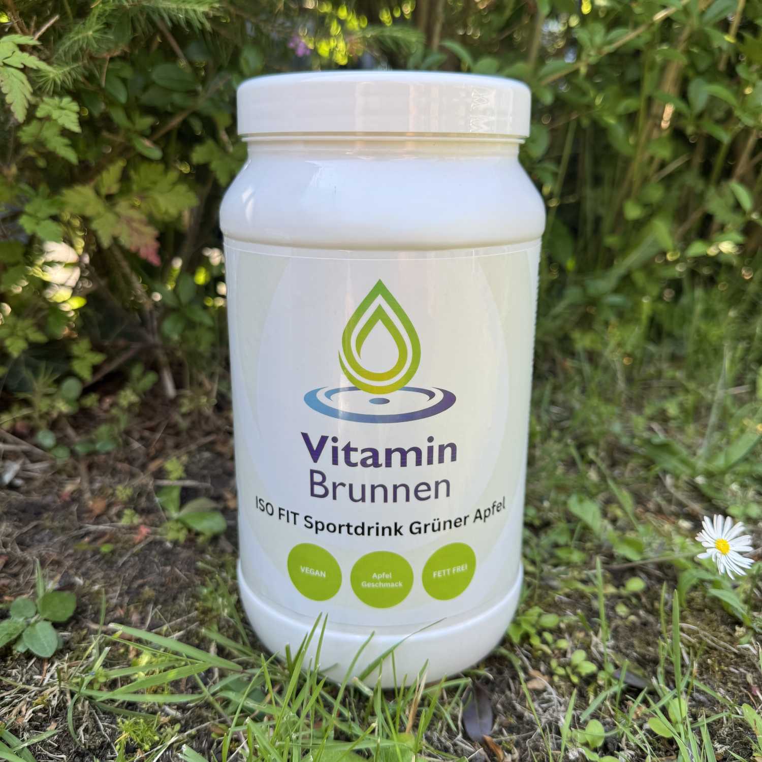 ISO FIT Sportdrink Grüner Apfel Pulver vegan 1000g