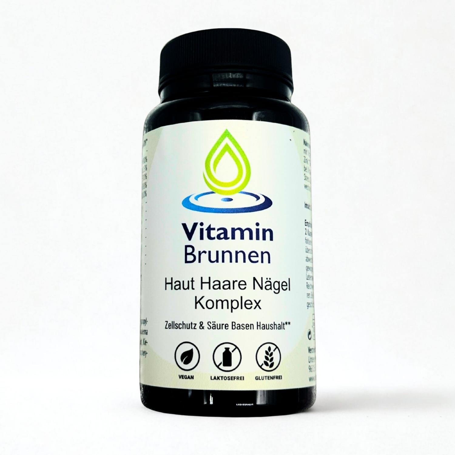 Haut Haare Nägel Komplex Kapseln vegan 60 Stk.
