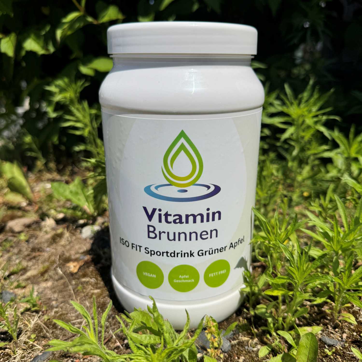 ISO FIT Sportdrink Grüner Apfel Pulver vegan 1000g