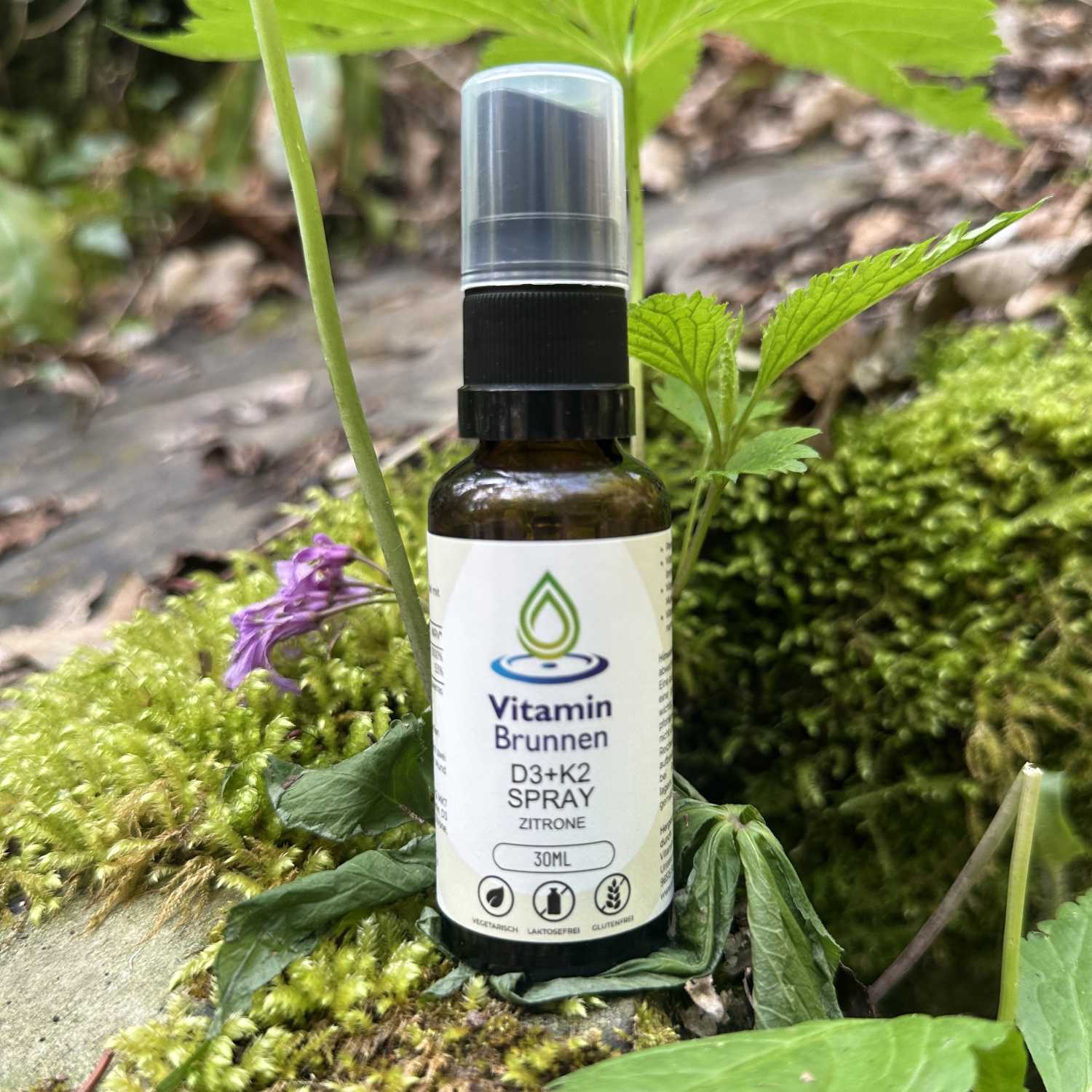 Vitamin D3 K2 Spray Zitrone vegan 30 ml